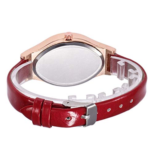 EmNarsissus Reloj de señora de Arena movediza elíptica Tipo Media Luna Reloj de Mujer de Moda Relojes de Pulsera Mejor Regalo para Mujer