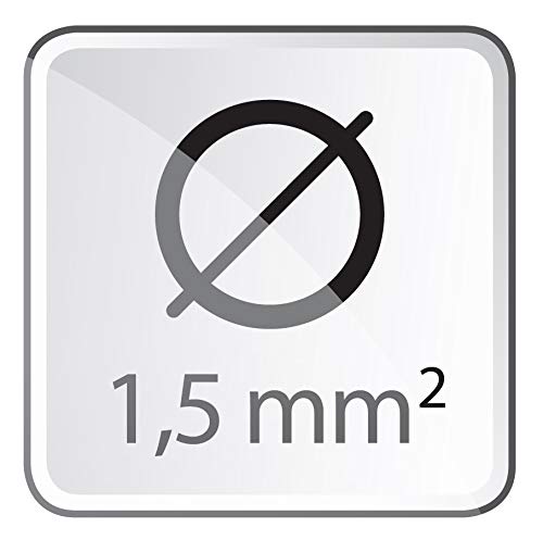 Emos H07RR-F3G - Cable alargador con 2 enchufes Schuko (10 m, Doble alargador, 2 Conectores Hembra, Cable de Goma para Exteriores, IP44, 1,5 mm2) Emos H07RR-F3G - Cable alargador con 2 enchufes Schuko (10 m, Doble alargador, 2 Conectores Hembra, Cable de Goma para Exteriores, IP44, 1,5 mm2)