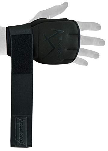 EMRAH Advanced Pro Grip Guantes de boxeo ESV-300 Guantes de boxeo para manos y muñecas, guantes interiores de gel de boxeo, vendajes de gel (V4-negro, grande) EMRAH Advanced Pro Grip Guantes de boxeo ESV-300 Guantes de boxeo para manos y muñecas, guantes interiores de gel de boxeo, vendajes de gel (V4-negro, grande)