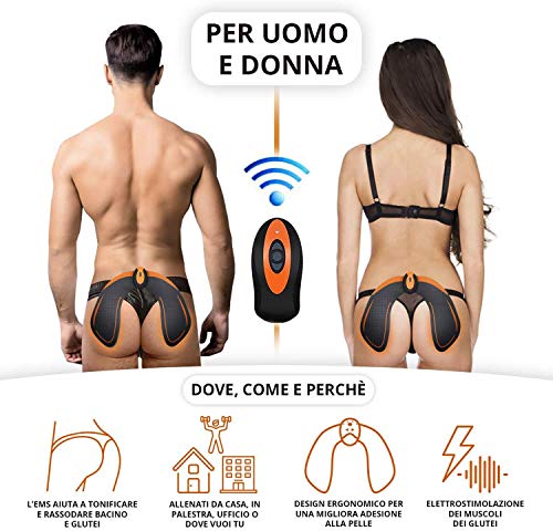 EMS Hips Estimulador Muscular,Gluteos Estimulador de Glúteos Herramientas Nalgas HipTrainer para la Cadera Mujer Inteligente Hip Instructor Modelling Firing Ayuda a Levantar la Cadera