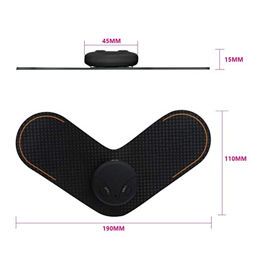 EMS – Masajeador de espalda, masajeador eléctrico portátil, masajeador eléctrico de impulso, inalámbrico, aparato de electroestimulación, recargable, para cuello, hombros, piernas y codos EMS – Masajeador de espalda, masajeador eléctrico portátil, masajeador eléctrico de impulso, inalámbrico, aparato de electroestimulación, recargable, para cuello, hombros, piernas y codos