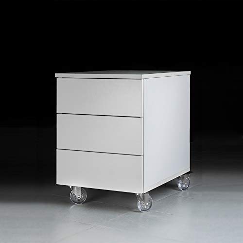 EMUCA - Lote de 4 Ruedas pivotantes para Mueble Ø50mm con Placa de Montaje y rodamiento de Bolas, Ruedas de Goma para Muebles Color Transparente EMUCA - Lote de 4 Ruedas pivotantes para Mueble Ø50mm con Placa de Montaje y rodamiento de Bolas, Ruedas de Goma para Muebles Color Transparente