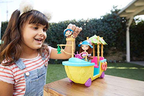 Enchantimals - Barco de la Selva Mágica con Muñeca Merit Monkey (Mattel GFN58) , color/modelo surtido Enchantimals - Barco de la Selva Mágica con Muñeca Merit Monkey (Mattel GFN58) , color/modelo surtido
