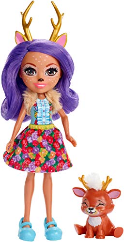 Enchantimals - Danessa Deer y Sprint, muñeca con mascota (Mattel FXM75) , color/modelo surtido Enchantimals - Danessa Deer y Sprint, muñeca con mascota (Mattel FXM75) , color/modelo surtido