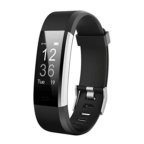 endubro Pulsera Repuesto para Fitness Tracker ID115 HR Plus (Negro)