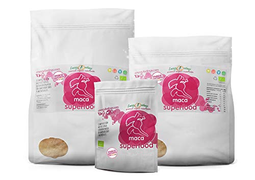 Energy Feelings Maca Andina Ecológica - 1 Kg | Adaptógena | Nutrición Deportiva | Aminoácidos