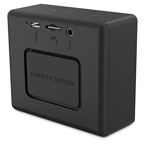 Energy Sistem Box 1+ Altavoz inalámbrico portatil con Bluetooth (5 W, microSD MP3, FM Radio, Audio-In) Slate