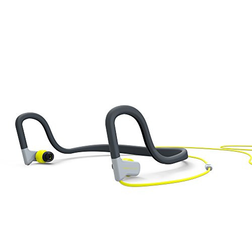 Energy Sistem Earphones Sport 2- Auricular Deportivo (Diadema, Resistencia Sudor y Salpicaduras, Control de reproducción, micrófono y Cable de Audio) Amarillo