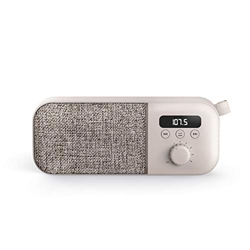 Energy Sistem Fabric Box Radio Cream Altavoz portátil (FM Radio, 1200 mAh Batería, 3 W, PLL Tuner, Audio-out) Energy Sistem Fabric Box Radio Cream Altavoz portátil (FM Radio, 1200 mAh Batería, 3 W, PLL Tuner, Audio-out)