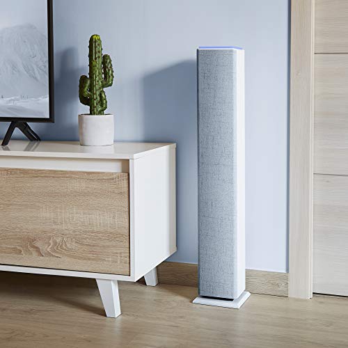 Energy Sistem Smart Speaker 7 Tower - Sistema De Sonido con Alexa integrada (Wifi, Bluetooth, Usb, Spotify/Airplay/Internet Radio Ready)