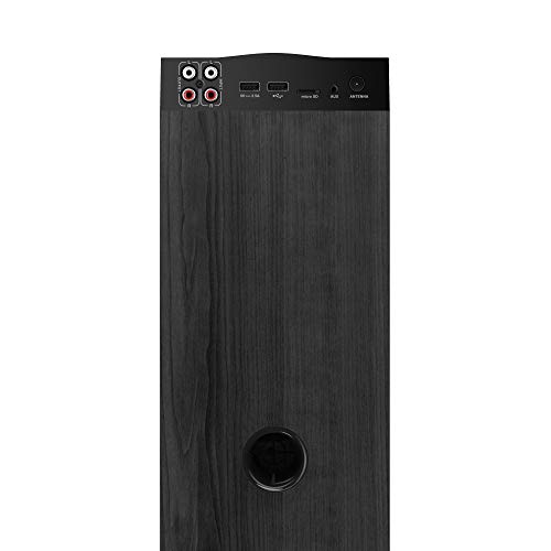 Energy Sistem Tower 7 Torre de sonido con Bluetooth, tecnología True Wireless y luz de ambiente (100 W, Display, USB/ MicroSD, Radio FM)