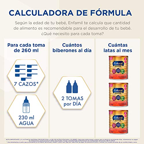 Enfamil Complete 3 - Leche Infantil De Continuacion Para Lactantes Niños De 1 A 3 Años - 800 g