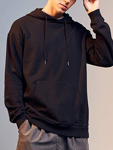 Enlision Sudaderas con Capucha para Hombre Otoño Invierno Sudadera con Capucha Unisex con práctica Sudadera con Bolsillo de Canguro Negro Enlision Sudaderas con Capucha para Hombre Otoño Invierno Sudadera con Capucha Unisex con práctica Sudadera con Bolsillo de Canguro Negro