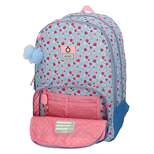 Enso I love sweets - Mochila de Doble Compartimento, 46 cm, Multicolor Enso I love sweets - Mochila de Doble Compartimento, 46 cm, Multicolor