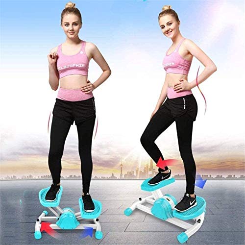 Entrenador de bicicletas Stepper Hogar Aerobic Fitness Swing Inalámbrico Bluetooth Stepper Home Pequeño Mini Pérdida de peso Máquina Massager Equipo de fitness Tamaño: 54 5x35 5x23cm El mejor equipo d