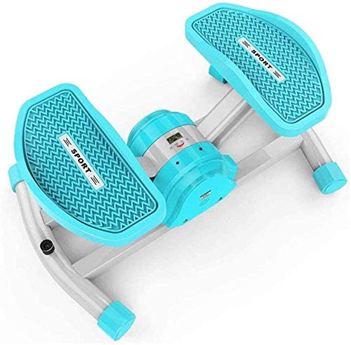 Entrenador de bicicletas Stepper Hogar Aerobic Fitness Swing Inalámbrico Bluetooth Stepper Home Pequeño Mini Pérdida de peso Máquina Massager Equipo de fitness Tamaño: 54 5x35 5x23cm El mejor equipo d