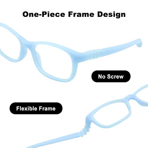 EnzoDate Anteojos flexibles para niños Tamaño de montura 44/16 Gafas TR90 para niños, sin tornillos, luz segura irrompible Gafas ópticas para niños y niñas EnzoDate Anteojos flexibles para niños Tamaño de montura 44/16 Gafas TR90 para niños, sin tornillos, luz segura irrompible Gafas ópticas para niños y niñas