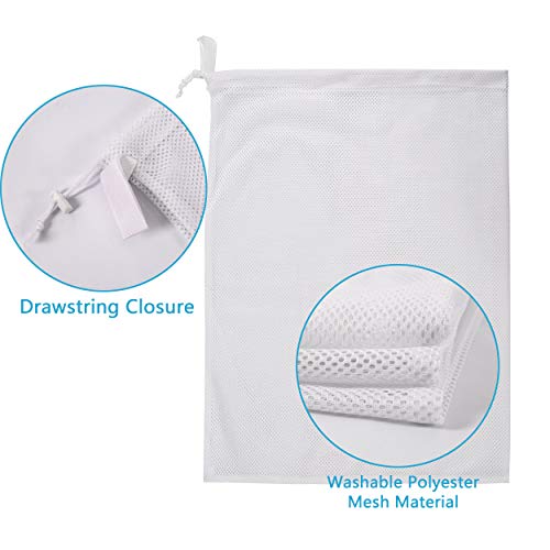 Eono by Amazon - Saco para la Colada Cesto para Ropa Sucia Bolsa de lavanderia Viajes para Organizador Lavandería para Colegio, Dormitorio y Habitantes de Apartamento Gran Capacidad, 3 Pcs (2XL+1L)