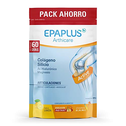 Epaplus Articulaciones Colágeno + Silicio + Ácido Hialurónico INSTANT (668gr, sabor limón) Epaplus Articulaciones Colágeno + Silicio + Ácido Hialurónico INSTANT (668gr, sabor limón)