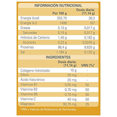 Epaplus Articulaciones Colágeno + Silicio + Ácido Hialurónico INSTANT (668gr, sabor limón)