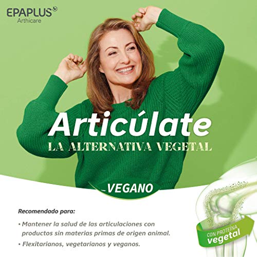 Epaplus Articulaciones Vegetal con Aminoácidos del Colágeno + Proteína Vegetal. Disolución INSTANT - 30 Días (300 g. Sabor piña)