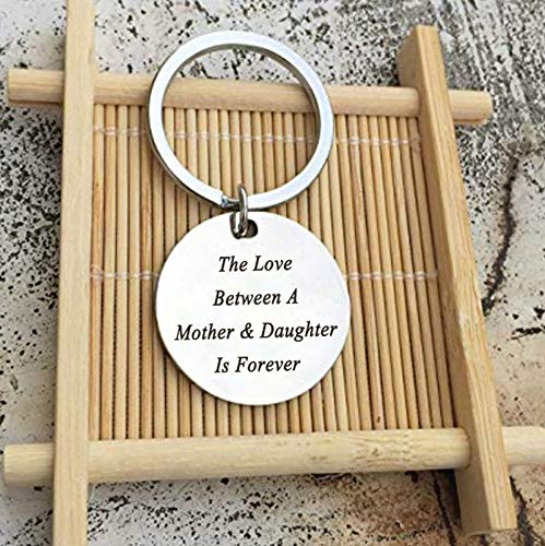 Epinki Acero Inoxidable Llavero Grabado The Love Between A Mother & Daughter Is Forever Plata Llavero Estilo A Epinki Acero Inoxidable Llavero Grabado The Love Between A Mother & Daughter Is Forever Plata Llavero Estilo A