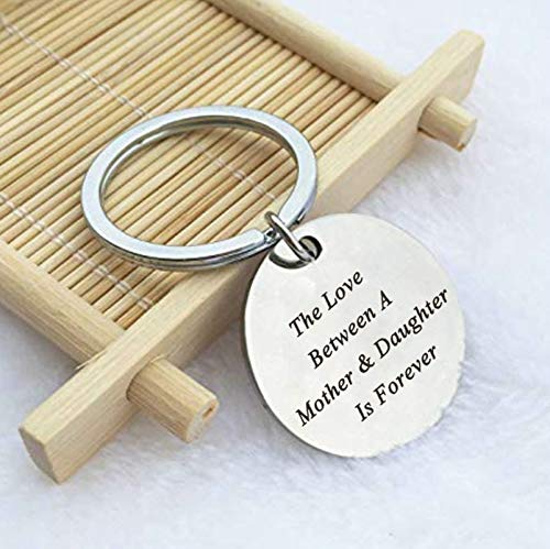 Epinki Acero Inoxidable Llavero Grabado The Love Between A Mother & Daughter Is Forever Plata Llavero Estilo A Epinki Acero Inoxidable Llavero Grabado The Love Between A Mother & Daughter Is Forever Plata Llavero Estilo A