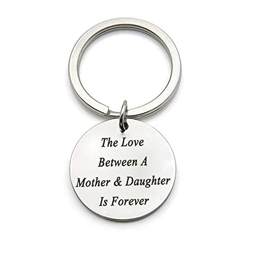 Epinki Acero Inoxidable Llavero Grabado The Love Between A Mother & Daughter Is Forever Plata Llavero Estilo A Epinki Acero Inoxidable Llavero Grabado The Love Between A Mother & Daughter Is Forever Plata Llavero Estilo A