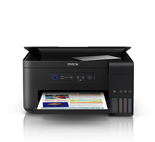 Epson ET-2700, Impresora Inalámbrica 3 en 1, Wi-Fi, USB, Color, Tamaño Único, color Negro