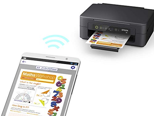 Epson XP-2100 Expression Premium - Impresora Multifunción 3 en 1 (Impresora, Escáner, Fotocopiadora, Wi-Fi, Cartuchos Individuales, 4 Colores, A4), color Negro