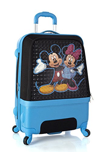 Equipaje, Maletas y Bolsas de Viaje - Premium Designer Maleta Rígida Set 3 Piezas - Heys Disney Clubhouse Equipaje de Mano + Trolley con 4 Ruedas Media + Trolley con 4 Ruedas Grande