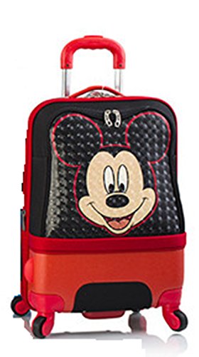 Equipaje, Maletas y Bolsas de Viaje - Premium Designer Maleta Rígida Set 3 Piezas - Heys Disney Clubhouse Equipaje de Mano + Trolley con 4 Ruedas Media + Trolley con 4 Ruedas Grande