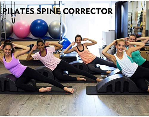 Equipo De Fitness para Yoga con Corrección De Columna, Masajeador De Espalda Multifuncional con Cuña De Espuma para Cama De Masaje De Pilates, Corrección De Joroba para Aliviar Dolor Lumbar