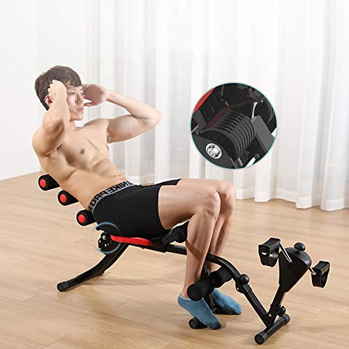 Equipo de gimnasio para el hogar, máquina de pasos Estructura triangular de bajo ruido Abdomen asistido por resorte Soporte de carga segmentado 150 kg 7 deportes en uno para hombres y mujeres bendecid Equipo de gimnasio para el hogar, máquina de pasos Estructura triangular de bajo ruido Abdomen asistido por resorte Soporte de carga segmentado 150 kg 7 deportes en uno para hombres y mujeres bendecid