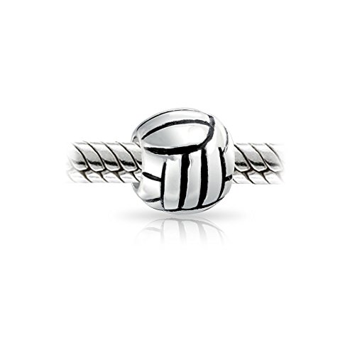 Equipo De Voleibol Deportes De Pelota De Playa Albalorio Mujer Adolescente Plata Esterlina Oxidada De Pulsera Europea Equipo De Voleibol Deportes De Pelota De Playa Albalorio Mujer Adolescente Plata Esterlina Oxidada De Pulsera Europea