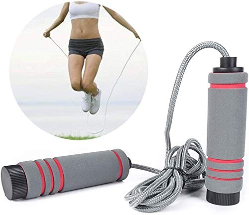Equipos de Gimnasio 3 Piezas de Agarre Duradero Rally y Saltar la comba consigna Ajustable con Espuma Mango Equipos de Gimnasio 3 Piezas de Agarre Duradero Rally y Saltar la comba consigna Ajustable con Espuma Mango