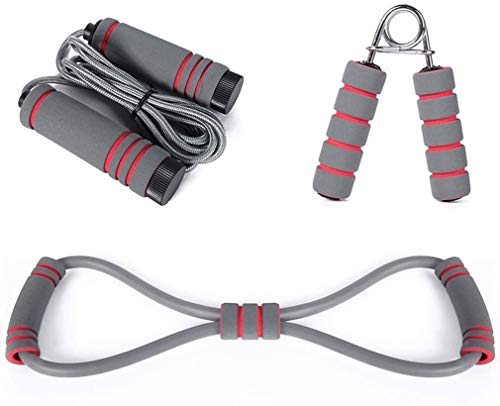 Equipos de Gimnasio 3 Piezas de Agarre Duradero Rally y Saltar la comba consigna Ajustable con Espuma Mango Equipos de Gimnasio 3 Piezas de Agarre Duradero Rally y Saltar la comba consigna Ajustable con Espuma Mango