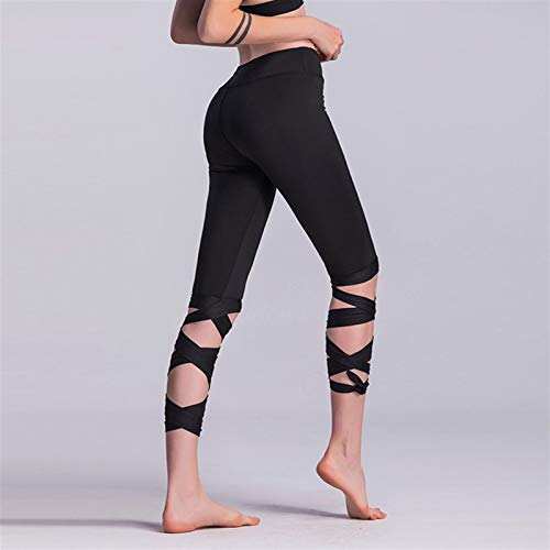 ERCZYO Las Nuevas envolventes Pantalones de Yoga Pantalones de Fitness Bailar Ballet Polainas Vendaje (Color : Green, Size : L) ERCZYO Las Nuevas envolventes Pantalones de Yoga Pantalones de Fitness Bailar Ballet Polainas Vendaje (Color : Green, Size : L)