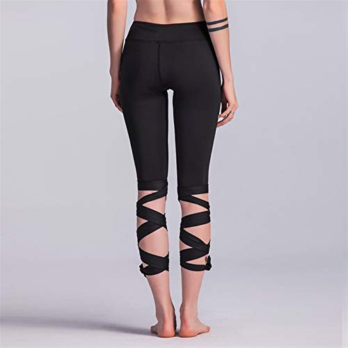 ERCZYO Las Nuevas envolventes Pantalones de Yoga Pantalones de Fitness Bailar Ballet Polainas Vendaje (Color : Green, Size : L) ERCZYO Las Nuevas envolventes Pantalones de Yoga Pantalones de Fitness Bailar Ballet Polainas Vendaje (Color : Green, Size : L)