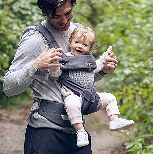 Ergobaby BC360PBLKGRY Mochila Portabebé Ergonómica Verano Transpirable 360 Cool Air Mesh Gris (Carbon), Talla única Ergobaby BC360PBLKGRY Mochila Portabebé Ergonómica Verano Transpirable 360 Cool Air Mesh Gris (Carbon), Talla única