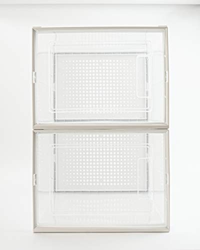 ERICSON Garcia Home - Juego de 6 Cajas Apilables para Bambas, Zapatos o Ropa, Cajas de Almacenamiento Plegables de Plástico Transparentes, Tamaño: 35 * 25 * 18'7 cm ERICSON Garcia Home - Juego de 6 Cajas Apilables para Bambas, Zapatos o Ropa, Cajas de Almacenamiento Plegables de Plástico Transparentes, Tamaño: 35 * 25 * 18'7 cm