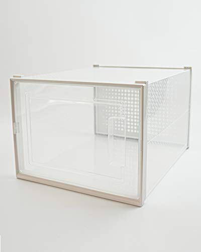 ERICSON Garcia Home - Juego de 6 Cajas Apilables para Bambas, Zapatos o Ropa, Cajas de Almacenamiento Plegables de Plástico Transparentes, Tamaño: 35 * 25 * 18'7 cm ERICSON Garcia Home - Juego de 6 Cajas Apilables para Bambas, Zapatos o Ropa, Cajas de Almacenamiento Plegables de Plástico Transparentes, Tamaño: 35 * 25 * 18'7 cm