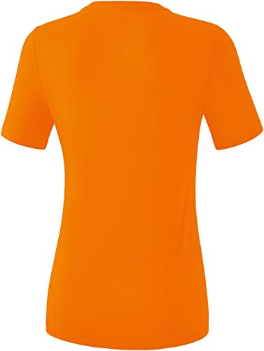 Erima - Casual Basics T-Shirt Camiseta Deportivas para Mujer, Naranja, 48