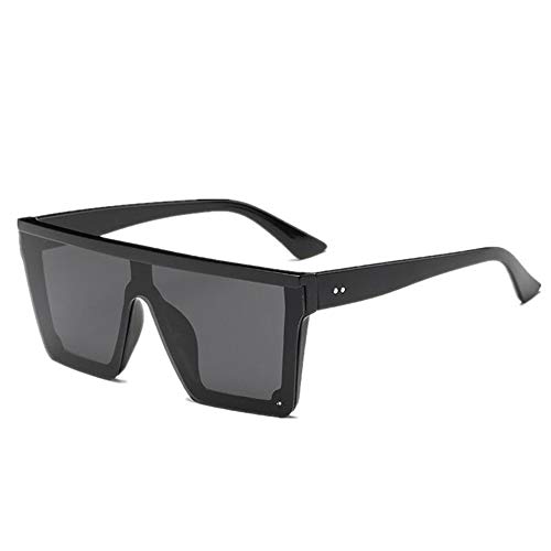 ERIOG Gafas de Sol Gafas De Sol Cuadradas De Gran Tamaño Hombres Mujeres Flat Top Fashion Lentes De Una Pieza Gafas De Sol para Mujeres Sombras Espejo ERIOG Gafas de Sol Gafas De Sol Cuadradas De Gran Tamaño Hombres Mujeres Flat Top Fashion Lentes De Una Pieza Gafas De Sol para Mujeres Sombras Espejo
