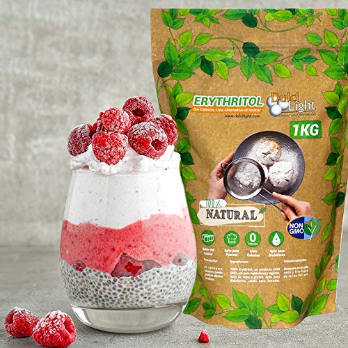 Eritritol 1Kg 100% Natural Edulcorante Cero Calorias DulciLight. Ideal para Reposteria, y Dietas. DulciLight el Sabor Natural del Azúcar. Eritritol 1Kg 100% Natural Edulcorante Cero Calorias DulciLight. Ideal para Reposteria, y Dietas. DulciLight el Sabor Natural del Azúcar.