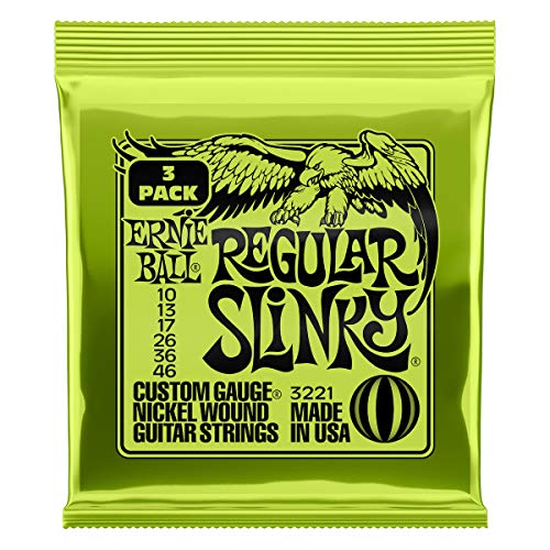 Ernie Ball 3221 - Juego de cuerdas para guitarras eléctricas Ernie Ball 3221 - Juego de cuerdas para guitarras eléctricas