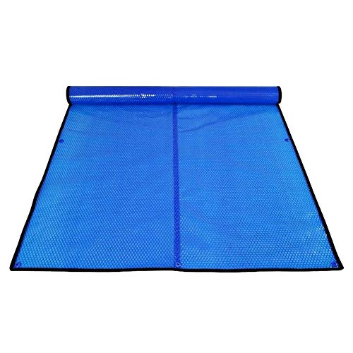 Erru Cubierta para Piscina Azul Manta Solar Térmica con Ojales, 400um Cubierta de Invierno de Piscina de Tierra para Jardín al Aire Libre Trabajo Pesado y Antipolvo (Size : 5.2×8.5ft/1.6×2.6m)