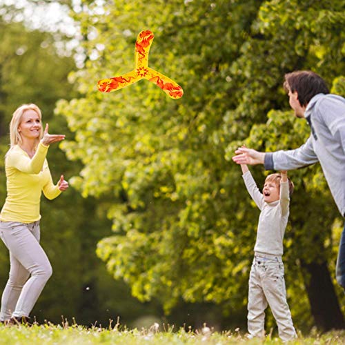 ershixiong Boomerang Juguete de captura rápida Boomerangs volando juguetes para niños actividades al aire libre Junior Boomarang Volar Deportes Juguete ershixiong Boomerang Juguete de captura rápida Boomerangs volando juguetes para niños actividades al aire libre Junior Boomarang Volar Deportes Juguete