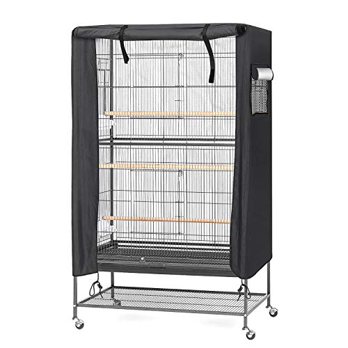 Ertisa Funda para jaula de pájaros, 97 x 60 x 130 cm Cubierta para Jaula de pájaros, impermeable y transpirable, Duradera, Resistente al Viento, a Prueba de Polvo, para Jaula de pájaros Ertisa Funda para jaula de pájaros, 97 x 60 x 130 cm Cubierta para Jaula de pájaros, impermeable y transpirable, Duradera, Resistente al Viento, a Prueba de Polvo, para Jaula de pájaros