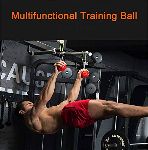 Escalada Pull Up Power Ball, Entrenador de Agarre Duradero y Antideslizante Bolas de Mano para búlder, dominadas, Pesas Rusas, Entrenamiento de Agarre de pellizco